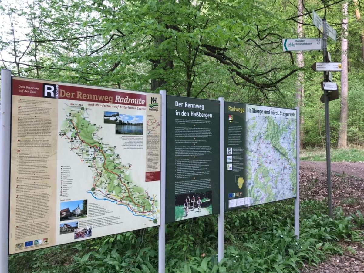 Ferienhaus Hassgautor Aidhausen Eksteriør billede
