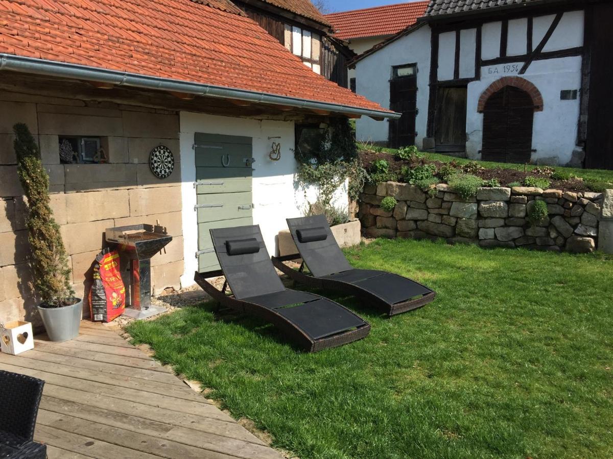 Ferienhaus Hassgautor Aidhausen Eksteriør billede