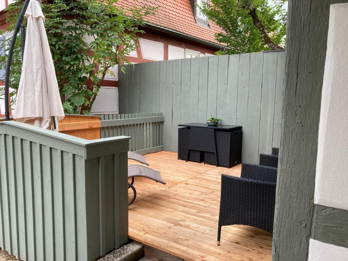 Ferienhaus Hassgautor Aidhausen Eksteriør billede