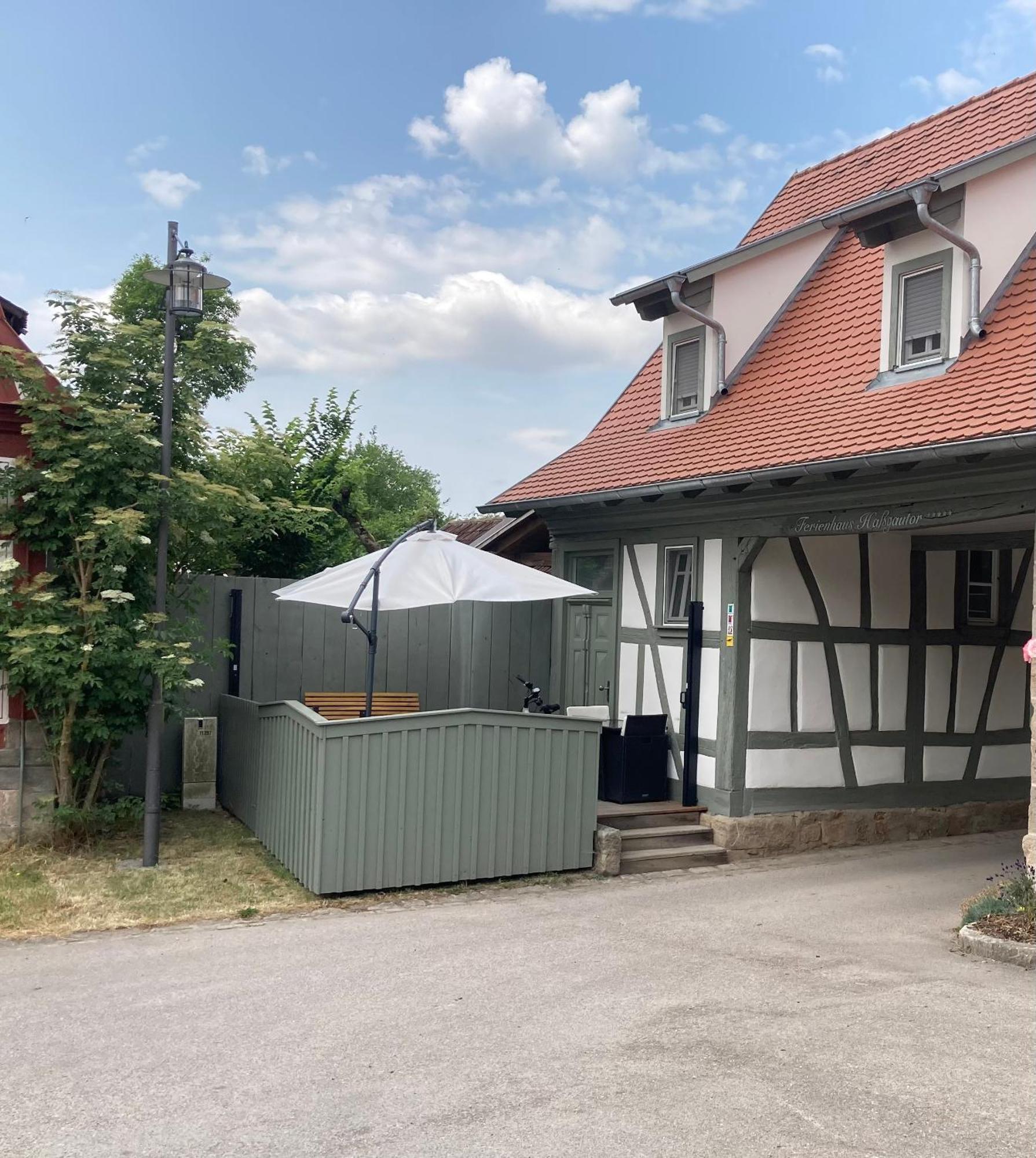 Ferienhaus Hassgautor Aidhausen Eksteriør billede