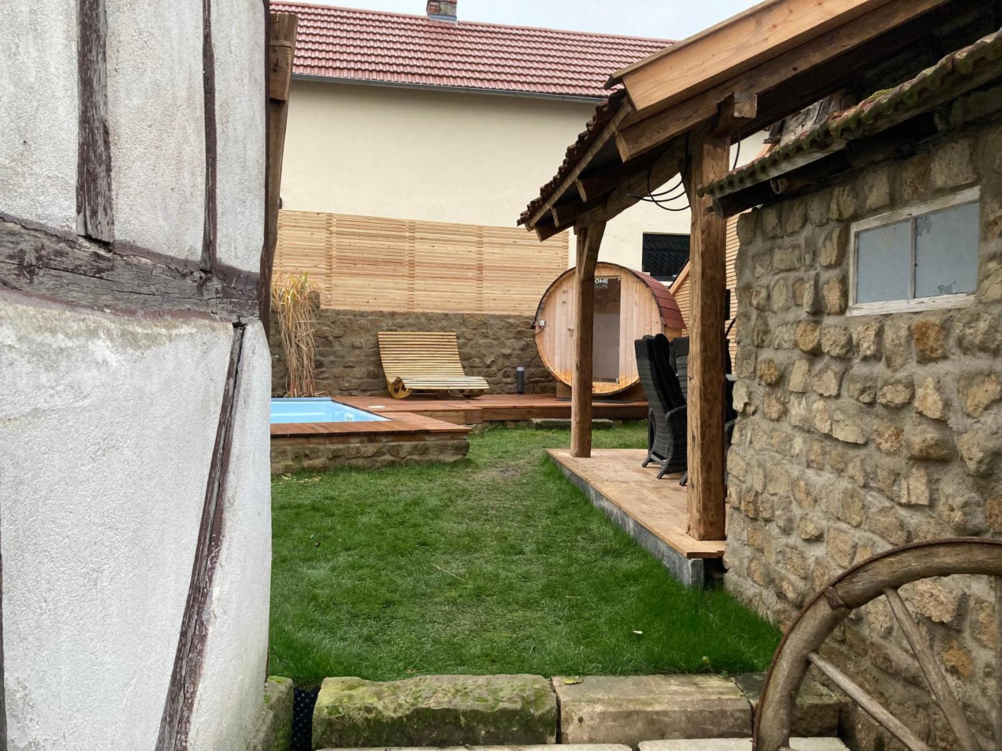 Ferienhaus Hassgautor Aidhausen Eksteriør billede