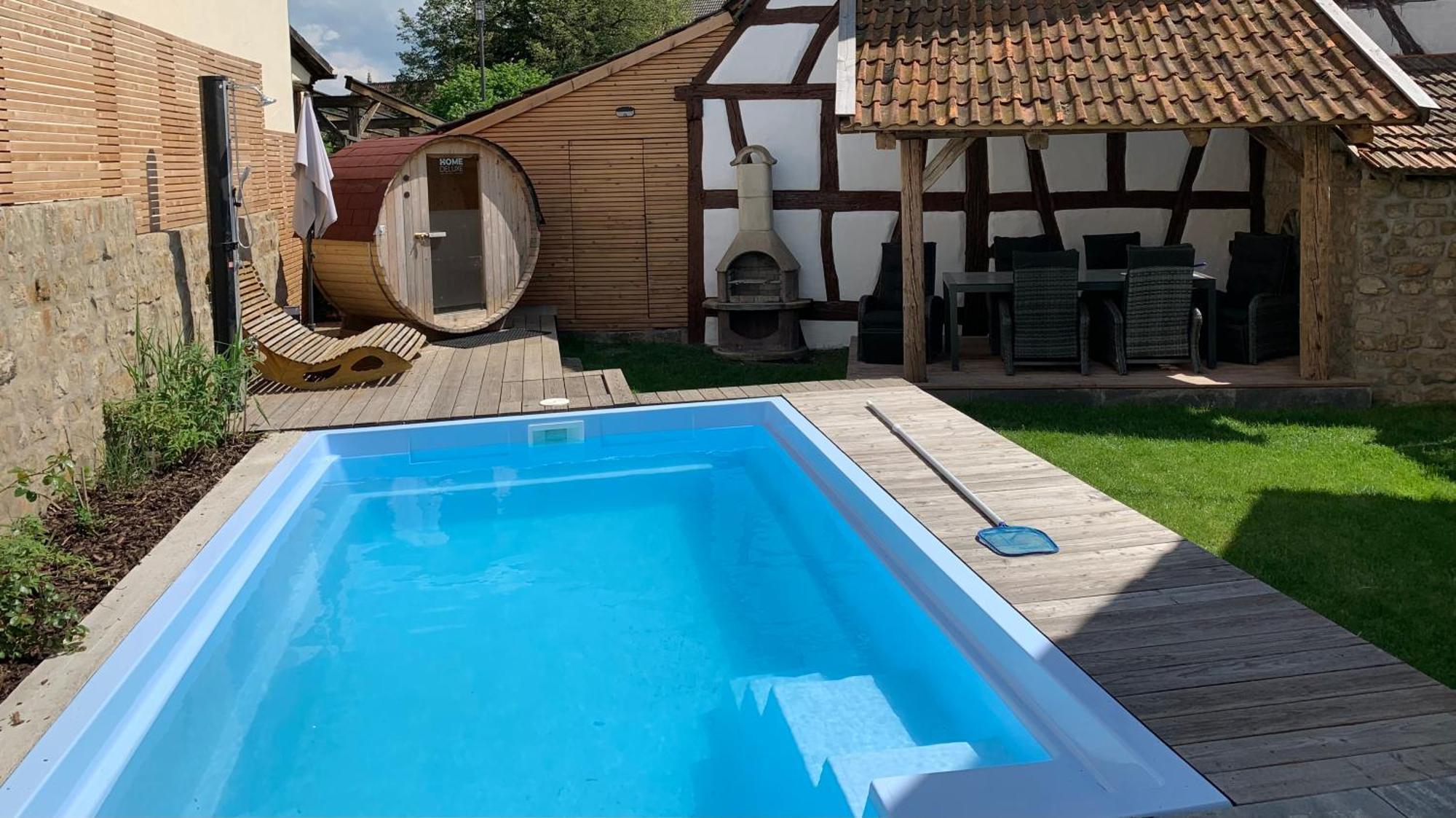 Ferienhaus Hassgautor Aidhausen Eksteriør billede