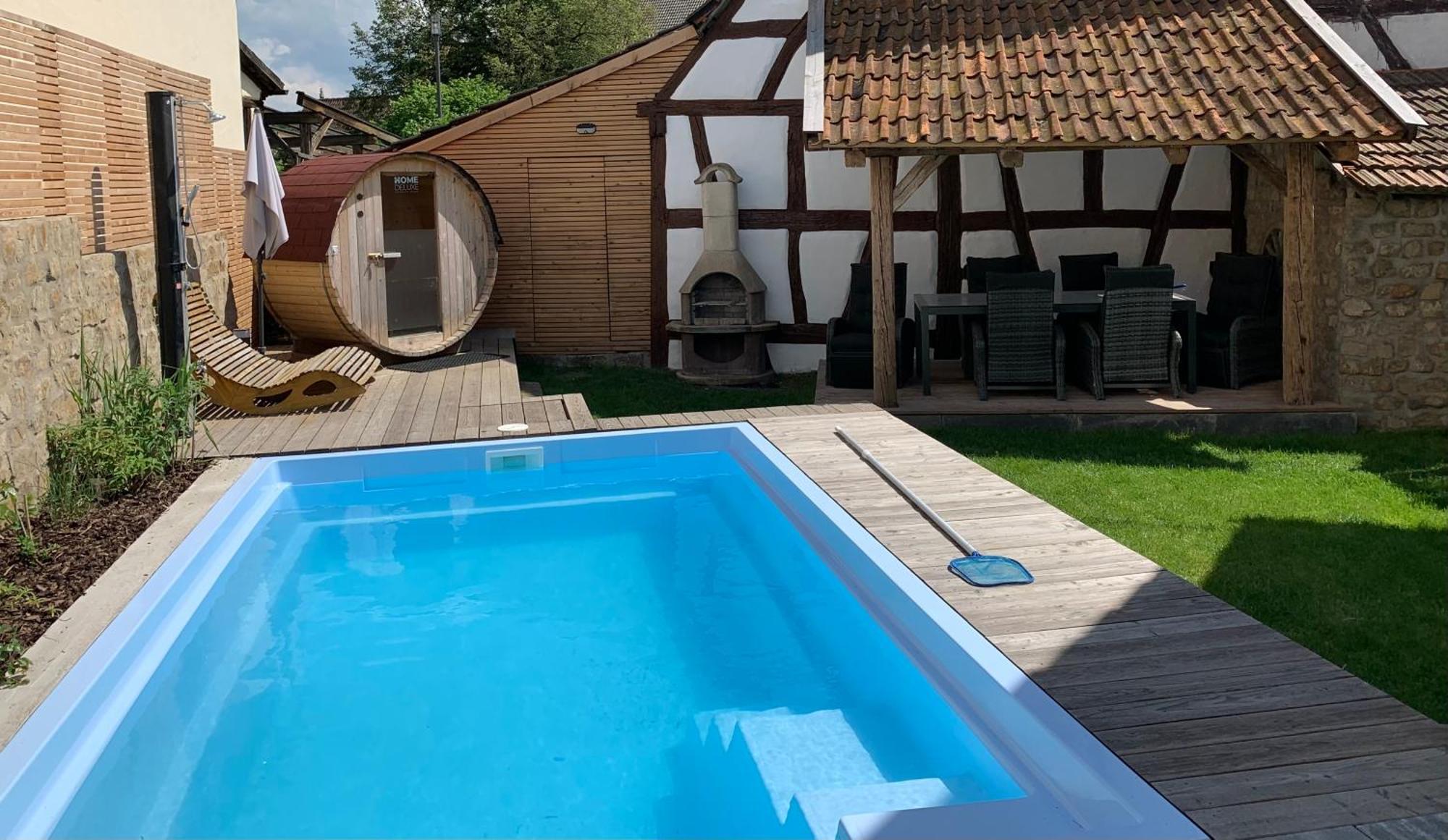 Ferienhaus Hassgautor Aidhausen Eksteriør billede