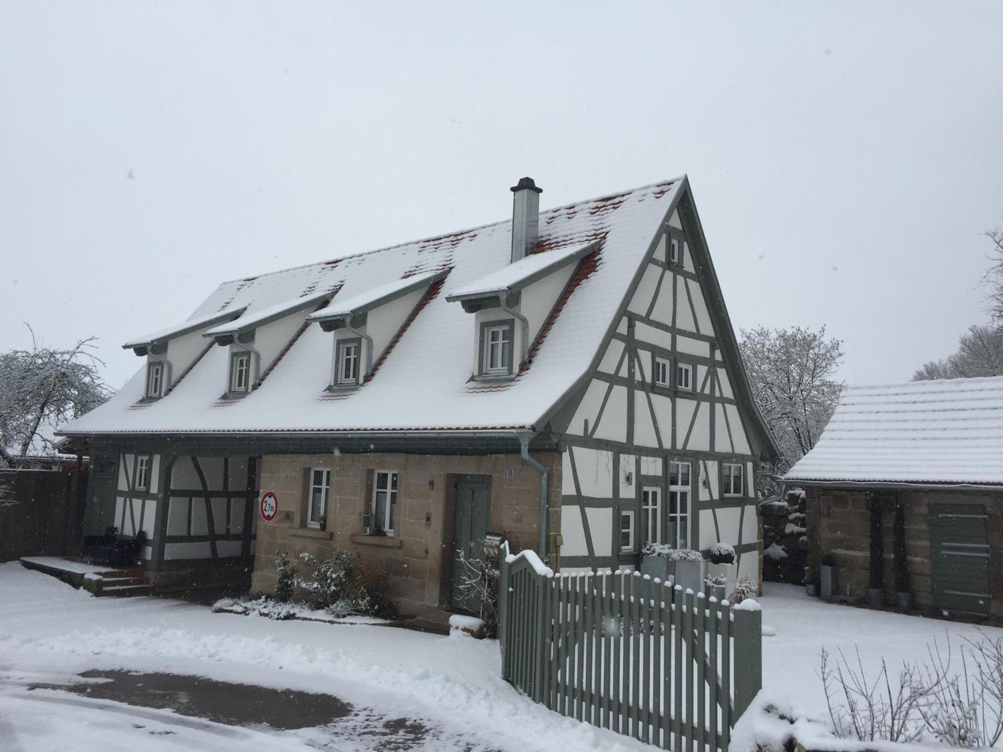 Ferienhaus Hassgautor Aidhausen Eksteriør billede